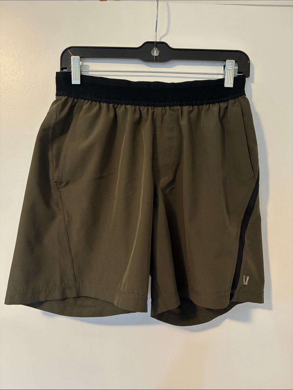 Vuori Olive Green Men’s Performance Shorts